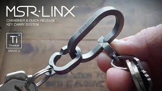 MSTR LINX™ (Master Links) - Titanium Carabiner & Quick-Release Key Carry System