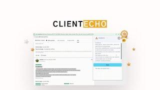 ClientEcho Lifetime Deal $49 - Your AI-powered review response assistant | Upcoming AppSumo Deals