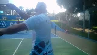 Pickleball,  Christian, Fran, Daniel e Lauro