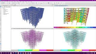 6 Storied Steel Building Design in Etabs | Composite Beam Design