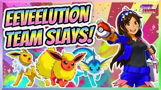 I entered an ALL EEVEELUTION TEAM into a VGC League!