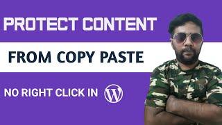 How to Disable Copy Paste to Protect Your Content in Wordpress | Gautam Tech