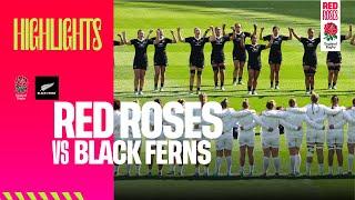 WORLD CHAMPIONS DEFEATED | Red Roses v Black Ferns higlights