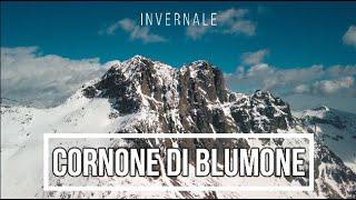 CORNONE DI BLUMONE INVERNALE. Un sogno congelato dall'inverno sul colosso della valle del Caffaro.