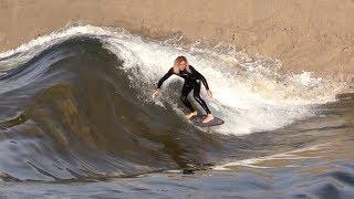 Charging weird NOVELTY waves and shorebreak slabs - RAW