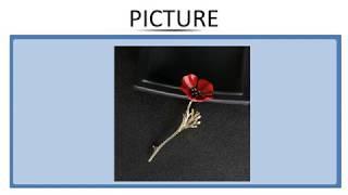 Mdiger Brand Fashion Red Poppy Flower Brooch Vintage Collar Pins for Men Jewelry Brooches P