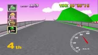 Mario Kart 64 - Royal Raceway Cheating AI Exposed