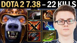 Ursa Gameplay Miracle with 22 Kills and Swift - Dota 7.38