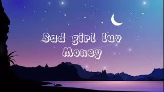 Amaarae - Sad Girlz Luv Money Remix (Lyrics) ft. Kali Uchis & Moliy