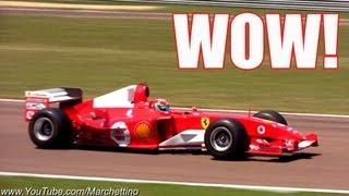 Ferrari F1 V10 vs V12 EPIC Sounds!