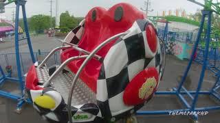 4K Spinning Out Mounted POV SB Visa Spinning Coaster at Beech Bend Amusement Park