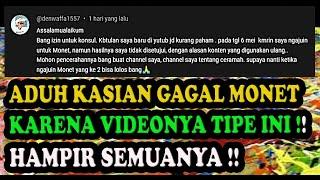 Ditolak Monetisasi Reused Content Sangat Cepat Viral Video Seperti Ini !!