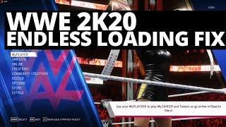 WWE 2K20 CODEX Endless Loading / Infinite Loading Screen Stuck Freeze Fix Solution