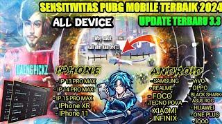 SENSITIVITAS PUBG MOBILE TERBAIK 2024SENSI AKURASI BUAT SEMUA USER ANDROID UPDATE 3.3 ( NO RECOIL )