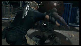 Leon's Suplex In Resident Evil 4 Remake