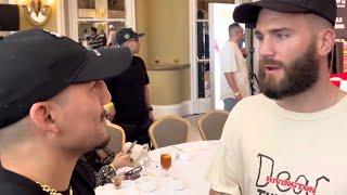 Caleb Plant GIVES ALL THE DETAILS to Teofimo Lopez about BRAWL at Terence Crawford event