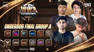 Ww3 ShowDown Season 1 | Underdog Final Group A | FreeFire Max | #freefiremax #tournament #esports