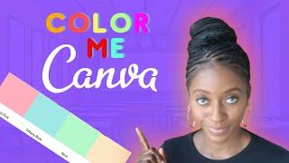 How To Make a Color Palette Using Color Palette Generator Tool In Canva | Canva Colour Palette