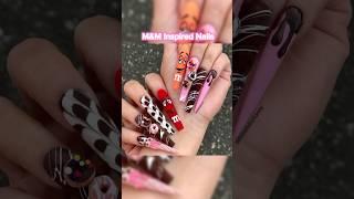 Which M&M Inspired Nails Designs Do You Like  #nails