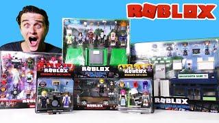 NEW ROBLOX PLAYSETS WITH FREE DLC CODE GIVEAWAY || Unboxing Review || Konas2002