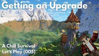 GETTING AN UPGRADE | Minecraft Survival Let's Play | Episode 5 [Java 1.21]