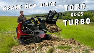 TORO Has Engaged TURBO - We Test the Brand New DINGO TX1000 Turbo Stand On Skid Steer