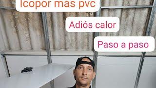 pvc más icopor paso a paso