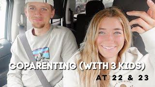 23 and coparenting with my ex // single mom of 3