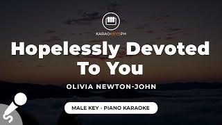 Hopelessly Devoted To You - Olivia Newton-John (Male Key - Piano Karaoke)