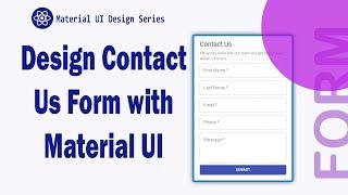 Create a Contact Form using Material UI