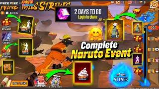 Naruto Event Complete Kaise Kare | Free Fire New Event Today | Naruto Event Bundle Kaise Milega FF