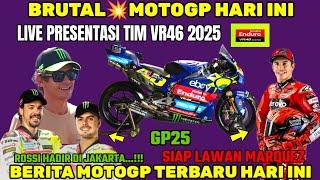 BRUTALBERITA MOTOGP HARI INI SABTU 25 JANUARI 2025,LAUNCHING PERTAMINA ENDURO VR46, MARC MARQUEZ