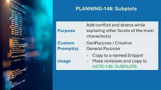 PBN Video 12 PLANNING-145 & 146