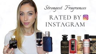 INSTAGRAM decides the STRONGEST fragrances OF ALL TIME...