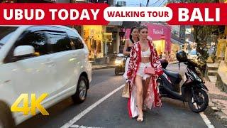  UBUD BALI TODAY [4K] INDONESIA Night walking tour in city centre | Bali Travel Vlog |  Bali 2023