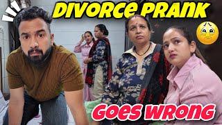 I want Divorce prank on priya || She start crying  || jeet thakur pranks #couplevlogs