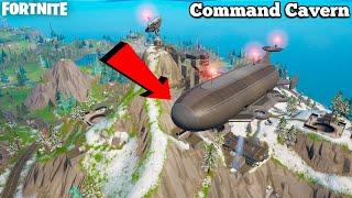 *NEW* COMMAND CAVERN LOCATION GAMEPLAY - FORTNITE LOOTING GUIDE