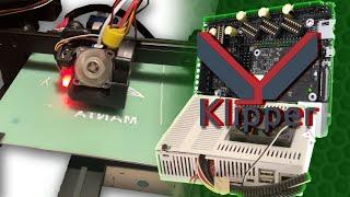 I upgraded my old 3d printer to Klipper!