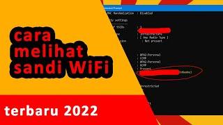 Cara mudah melihat kata sandi wifi