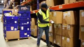 Radio frequency (rf) picking in a warehouse