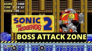 Sonic 2 Boss Attack Zone (Boss Rush) Playthrough (PC) No Damage - 186 rings