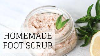 Foot Scrub Homemade | HYDRATES, EXFOLIATES, SOFTENS CALLUSES | Bumblebee Apothecary