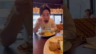 ORANG JEPANG LAHAP MAKAN NASI PADANG, TAPI MAKANNYA PAKAI SUMPIT??!!  #shorts #mixedmarriage