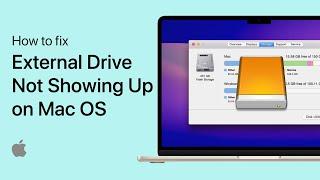 How To Fix External Hard Drive Not Showing Up - Mac OS