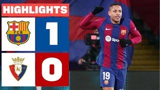 FC BARCELONA 1 - 0 CA OSASUNA | HIGHLIGHTS LALIGA EA SPORTS