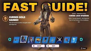 How To COMPLETE ALL CURSED SAILS PIRATE CODE FOUR QUESTS CHALLENGES in Fortnite! (Quests Guide)