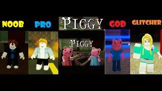 Piggy Noob vs Pro vs God vs Glitcher! #1  (Survival Upload)