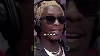 YOUNG THUG HAD THIS TO SAY 