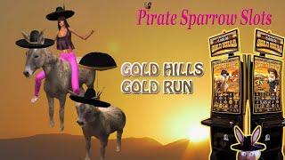 Gold Hills Gold Run slot Lucky MULE! $50 FREE PLAY TEST! #piratesparrowslots