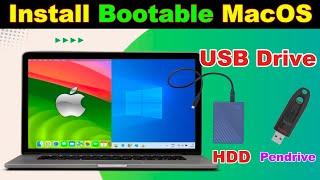 Install MacOS on External USB Hard Drive | Create Bootable macOS on Windows (PC/Laptop) Step by step